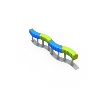 Outdoor Single Plank Bridge Balancing Equipment for Kindergartens