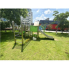 Outdoor Kids Playhouse with Slide | PE Panel Children's Playground Equipment for Garden