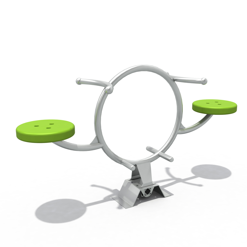 Garden Children's Balance Seesaw with Plastic Seats for Toddlers, Suitable for Amusement Parks, Communities, Squares and Schools