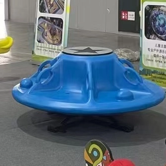 LLDPE Plastic Swivel Chair for Children Indoor/Outdoor UV & Sun Protection for Kindergarten & Amusement Park Playgrounds