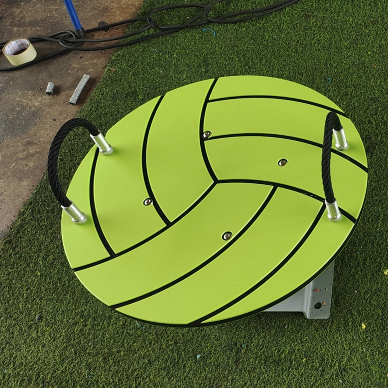 Children's Outdoor Garden Game Three People Shake Fun Interesting Amusement Park Equipment