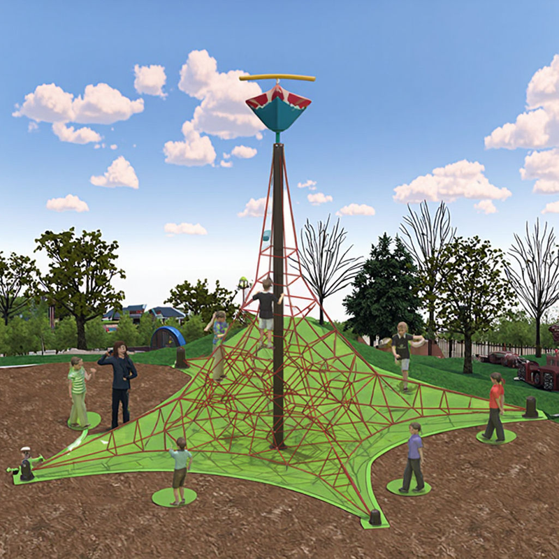 Children's Rope Structure Outdoor Playground Equipment Amusement Park Rope Net