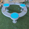2025 New Round Spring Seat Children's Outdoor Balance Plastic Seesaw Large Outdoor Play Equipment