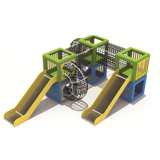 2025 New Net Playground Equipment Kids Climbing Outdoor Playground Rope Course for Kindergarten