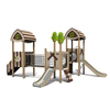 Interesting Design Large Outdoor Children's Playground with Metal and Plastic Slide for School and Adventure Park Garden Games