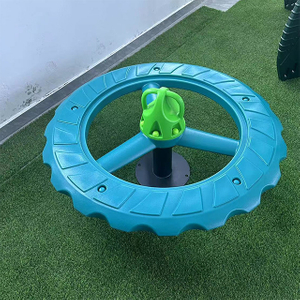Outdoor Multi-person Mercedes-Benz Steering Wheel Swivel Chair for Children