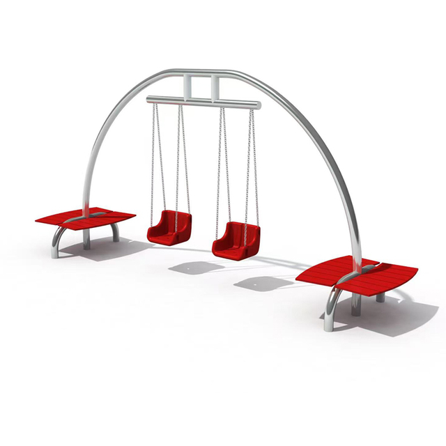 Circular Or triangle Plate Outdoor Swing for Public Parks