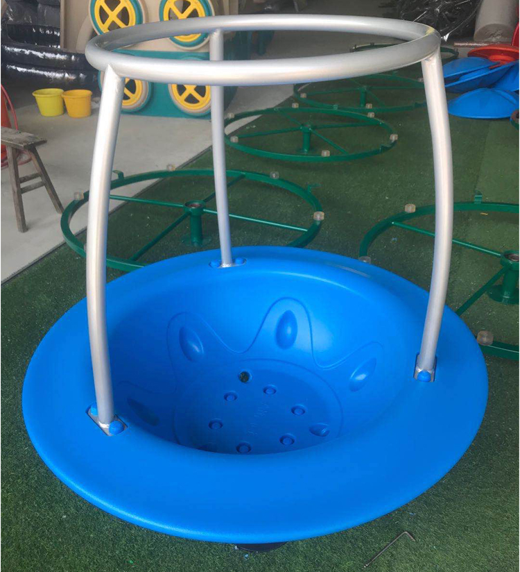 Outdoor Big Bowl Swivel Chair for Amusement Park Hot Selling 360 Swivel Chair for Children Outdoor Plastic Carousels for Amusement Park Rides