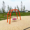 Kindergarten Outdoor Playground Metal Swing with Safety Seat for Baby Garden Slide Swing Set Outdoor for Children and Adult