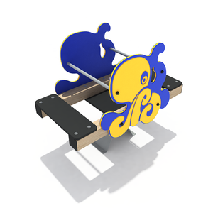 Outdoor Playground Octopus Seesaw Manufacture for School