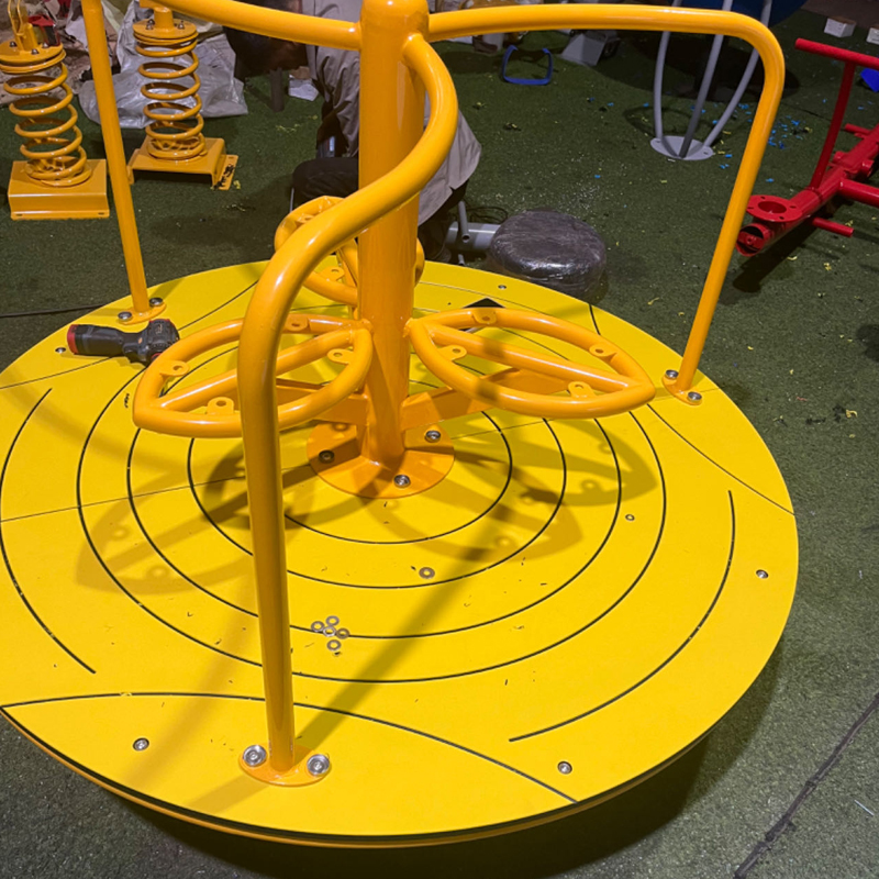 Hot Sale Kids Outdoor Playground Equipment Swivel Airplane Chair Garden Games Carousel