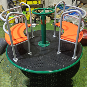 Outdoor Children's Multi-Player Interactive Swivel Chair Series High Quality Mini Carousel Indoor Playground Equipment Price