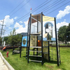 Low Price Children's Outdoor Slide Garden Backyard Amusement Park Playground Entertainment for School Kids