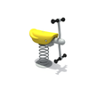 Factory Direct Sales Baby Rocking Spring Horse for Kids Indoor and Outdoor Amusement Park Plastic Seat