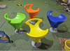 Children's Indoor and Outdoor Small Plastic Swivel Chair Outdoor Playground Equipment Children's Playground Accessories Toys