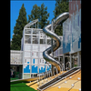 Free Design Space Theme Big Outdoor Play Equipment Stainless Slide Amusement Park Equipment Children Playground