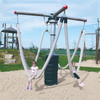 Children's Outdoor Adventure Climbing Frames for Physical Training in Amusement Parks Rope Challenge Game KidsClimbing Equipment