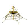 Children's Outdoor Playground Equipment Plastic Pyramid Tower Climbing Frame with Rope Net for Park Amusement and School Use