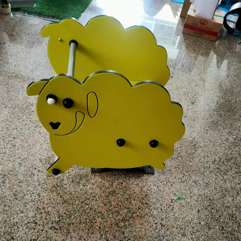 High Quality Outdoor Playground Equipment - PE Board Material Kids Spring Horse