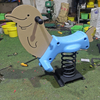 Outdoor Playground Equipment - Funny Kids Spring Rider RE Board Plastic Rocking Horse Game