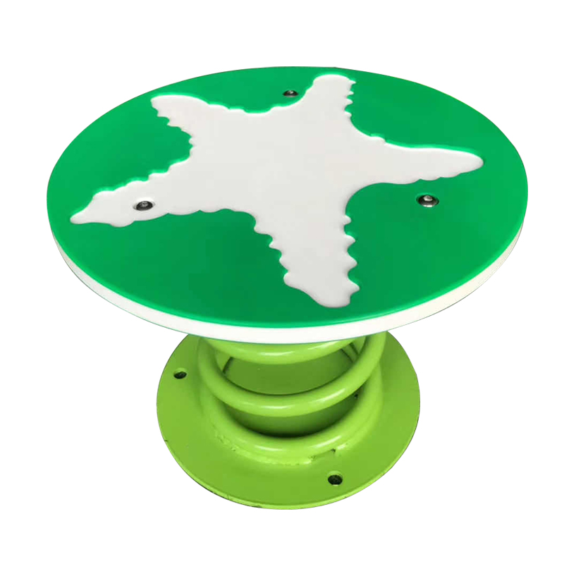 High-end Customized Colorful PE Plate Children Spring Swing Seat Outdoor Playground Equipment Spring Plum Blossom Pile