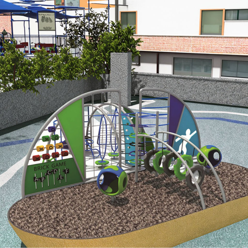 New Combination Obstacle Play Climbing Crawl Net Children Activity Outdoor Climbing Free Standing Large Outdoor Playground