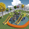 2025 New Net Playground Equipment Kids Climbing Outdoor Playground Rope Course for Kindergarten