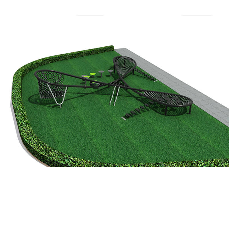 2025 New Climbing Net Outdoor Structure Playground Climber Frame With Various Play Elements Stainless Steel Play Set Equipment