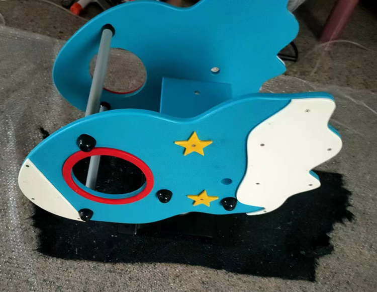 Second-hand Outdoor Playground Equipment - Kindergarten Spring Rocking Horse and Rocking Chair Toys for Children