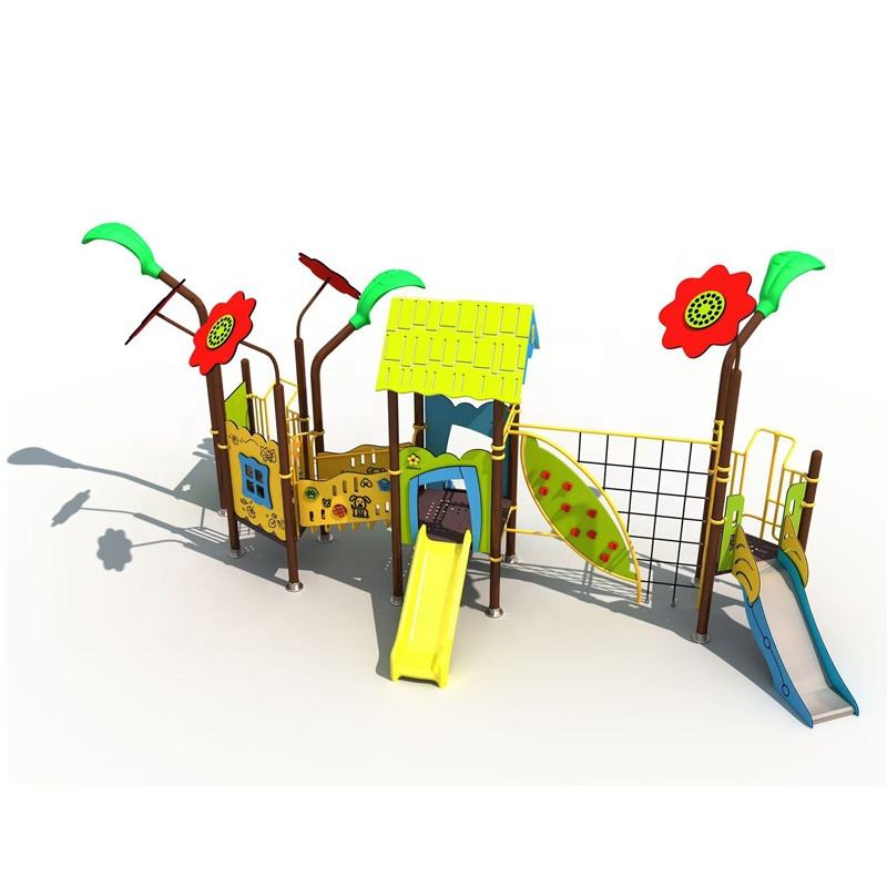 Large Outdoor Stainless Steel Slide Playground Equipment for Kids Educational Play Equipment for Residential Public Use
