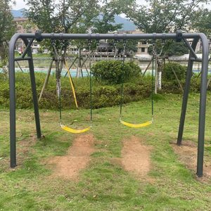 Outdoor Double Swing Set for Parks & Playgrounds