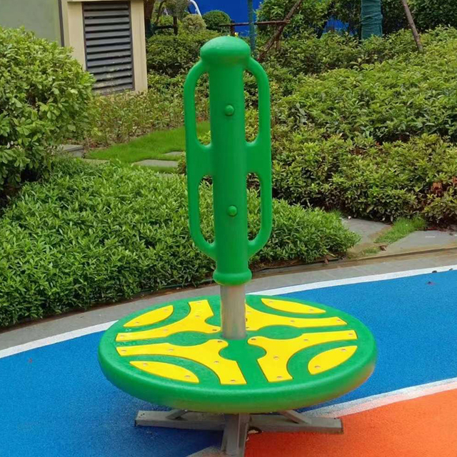 Hot Selling Kindergarten Mini Outdoor Swivel Chair Amusement Park Facilities Plastic Material for Playground