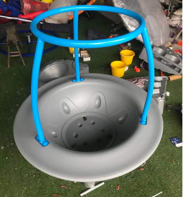 Outdoor Big Bowl Swivel Chair for Amusement Park Hot Selling 360 Swivel Chair for Children Outdoor Plastic Carousels for Amusement Park Rides