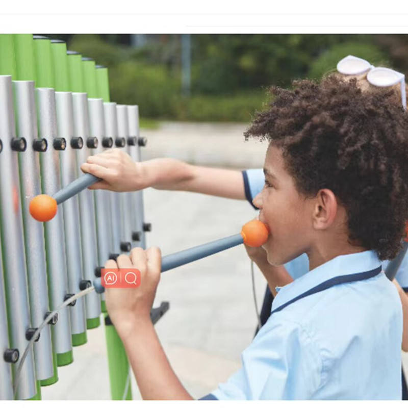 Outdoor Playground Equipment Tubular Bells Percussion Instrument Melodious Bells Ring Pipe Music Toy for Kids
