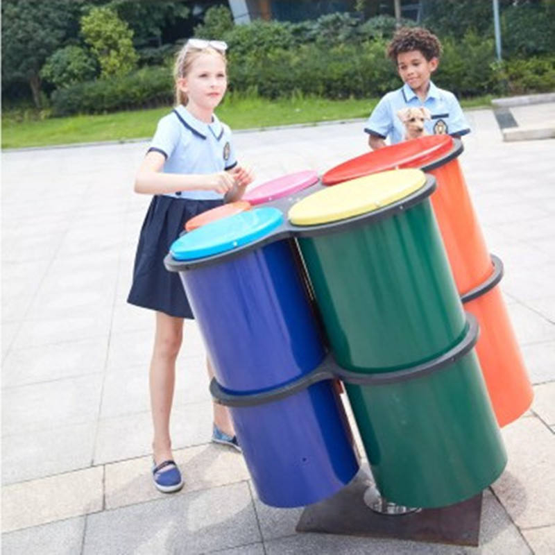 Outdoor Playground Equipment Music Drum Landscape Drum Toy Set Congas Play Music Percussion Instrument Toy Set