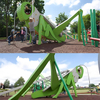 Customized Galvanized Steel Large Outdoor Amusement Equipment Themed Park Children's Slides Climbing Crawl Nets 