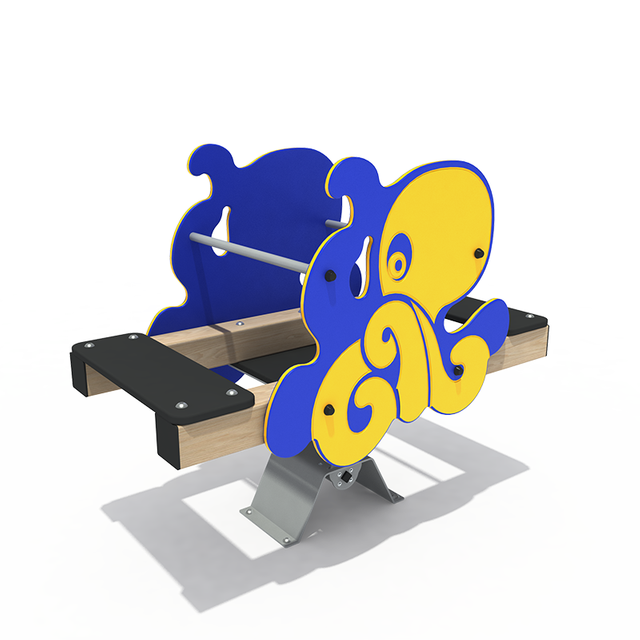 Outdoor Playground Octopus Seesaw Manufacture for School