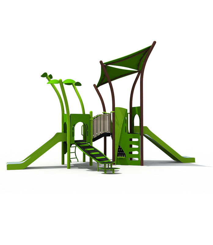Outdoor PE Board Combination Slide for Amusement Park