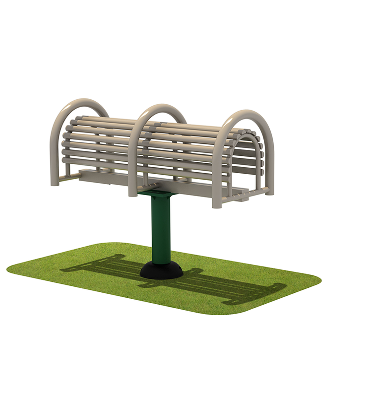 Outdoor Double Massager for Relieving Back Pain