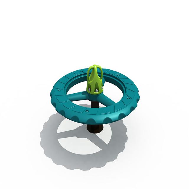 Outdoor Multi-person Mercedes-Benz Steering Wheel Swivel Chair for Children