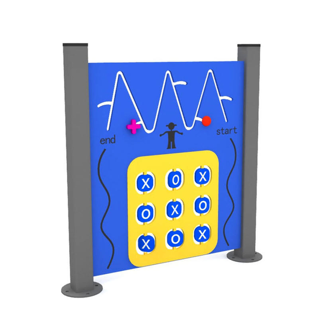 Kids Kindergarten Outdoor Learning Wall Interactive Play Panel PE Board Playground Panel for Theme Park