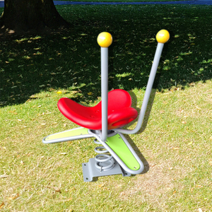 Outdoor Plastic Flower Rotational Swivel Chair for Kindergarten