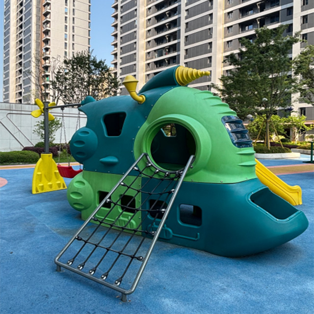 Classic Space Fishing Boat with Swing