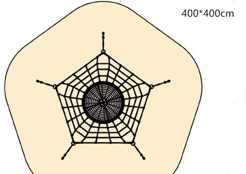 Children's Outdoor Playground Equipment Plastic Pyramid Tower Climbing Frame with Rope Net for Park Amusement and School Use