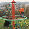 Amusement Carnival Outdoor Challenge Children Rope Climbing Toys Adventure Playground Park Climbing Frames