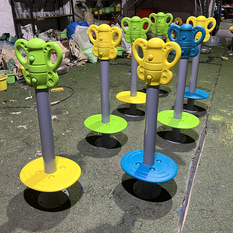 Factory Customized Colorful Children's Rotating Butterfly Seat Play Equipment For Parks And Kindergartens