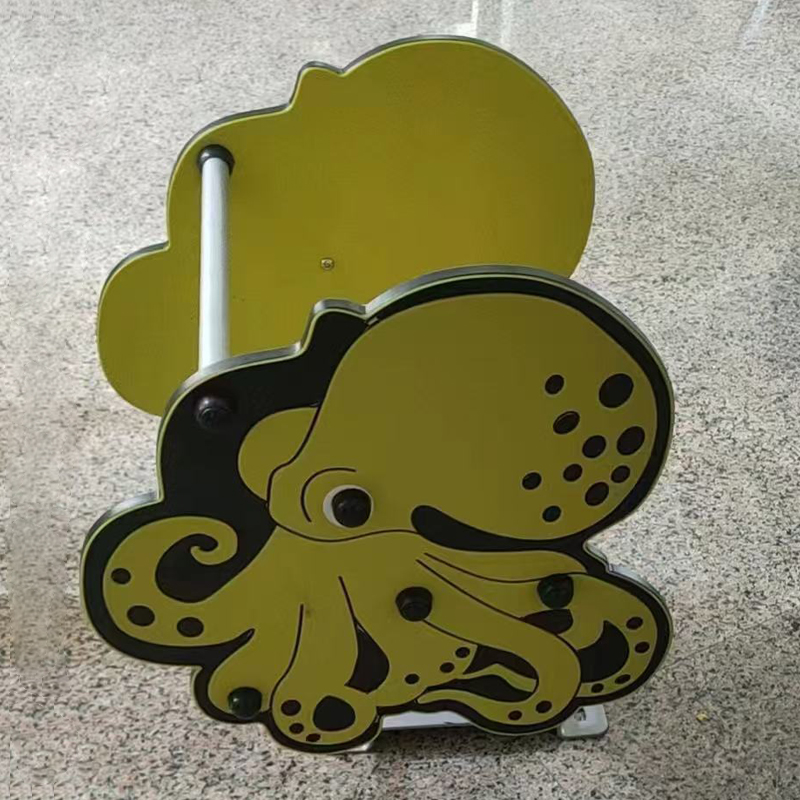 Safe and Sturdy PE Panel Spring Horse Kids Outdoor Playground Accessories Are Used in Education, Kindergarten, School, Daycare