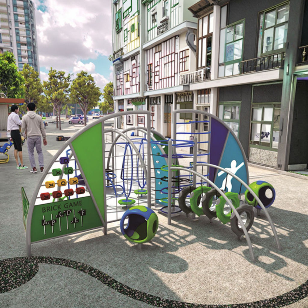 New Combination Obstacle Play Climbing Crawl Net Children Activity Outdoor Climbing Free Standing Large Outdoor Playground