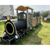Children's Playground High Quality Custom Outdoor Non-powered Train PE Board Playhouse.