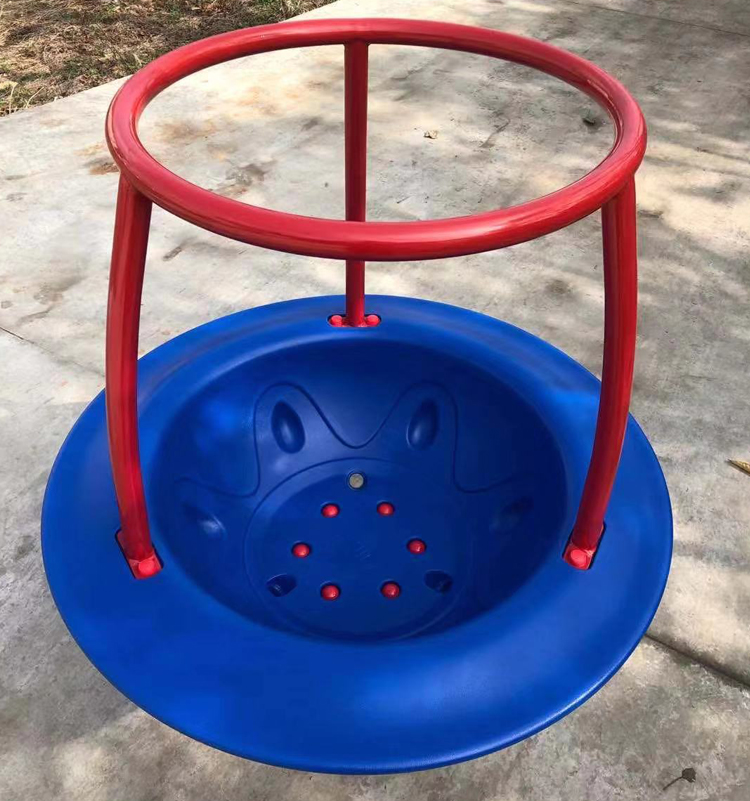Outdoor Big Bowl Swivel Chair for Amusement Park Hot Selling 360 Swivel Chair for Children Outdoor Plastic Carousels for Amusement Park Rides